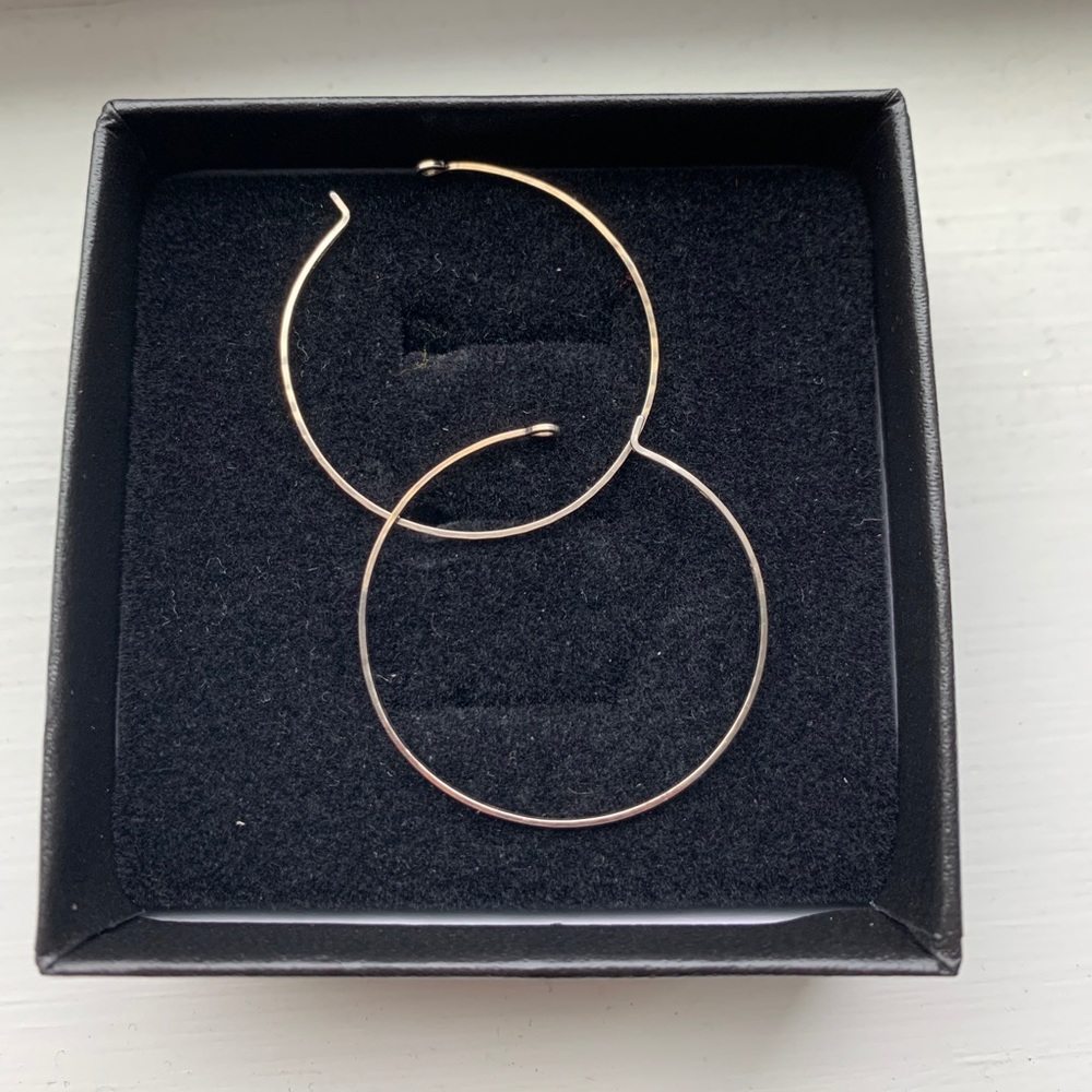 Catbird Silver Hoop Earrings